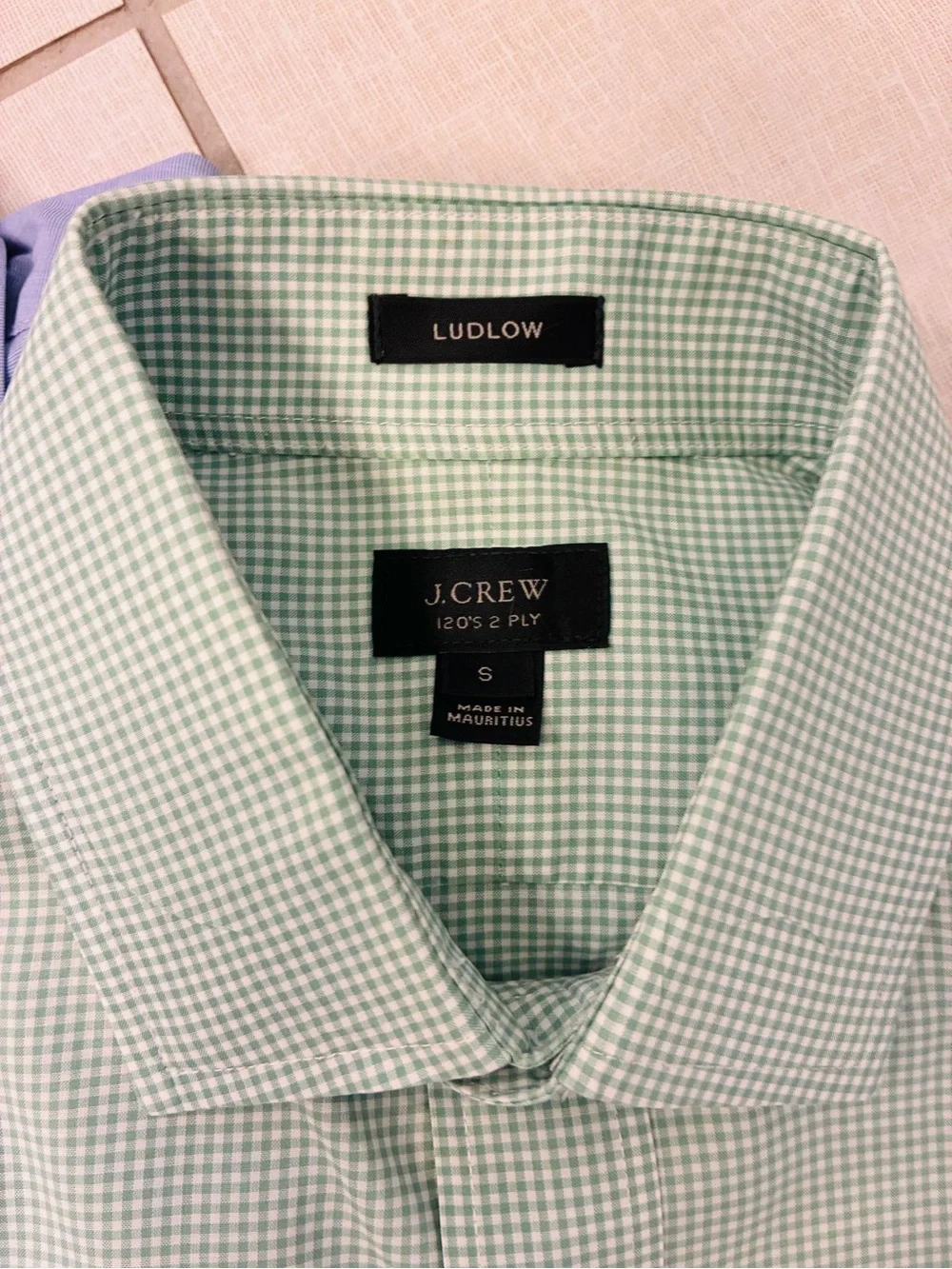Set of 2 - J. Crew Ludlow Spread Collar Cottin Poplin Dress Shirt S $148